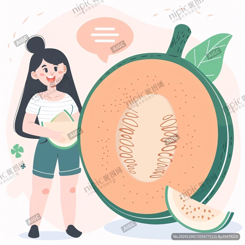 吃瓜群众吃瓜少年少女