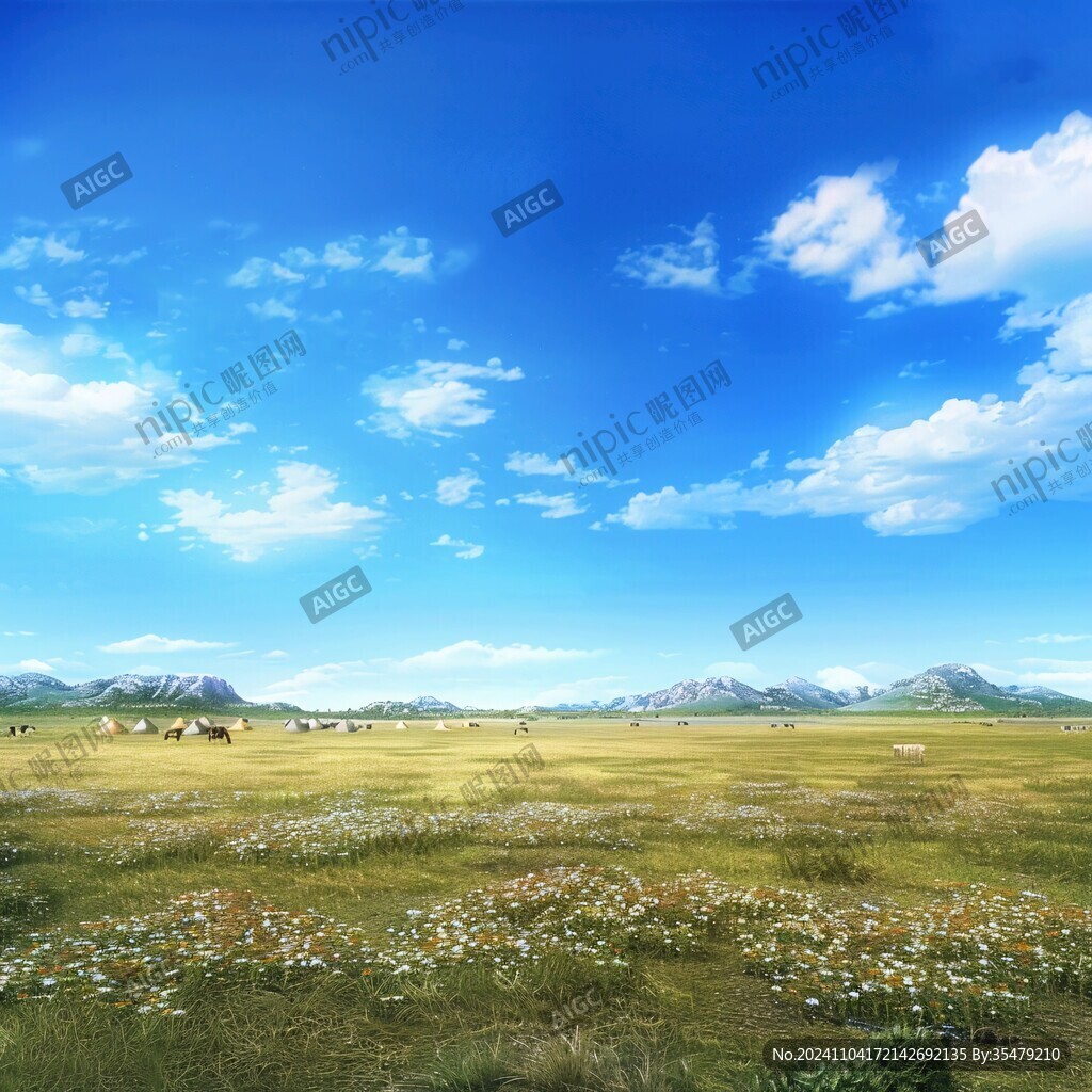 大场景草原