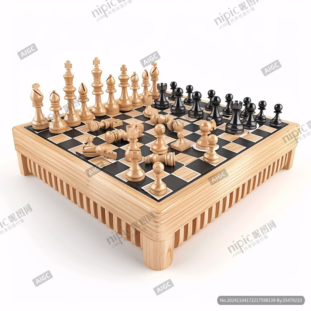 下棋人物造型