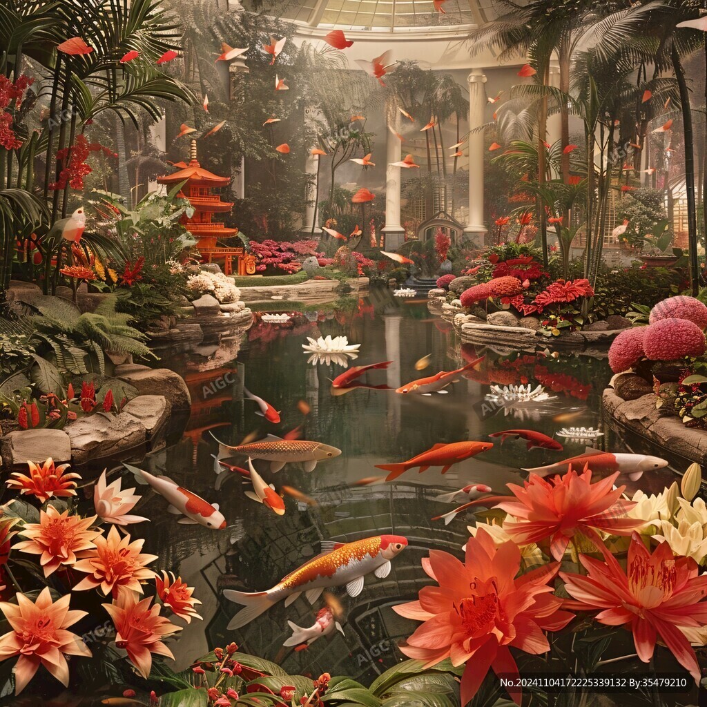 梦幻森林立体画