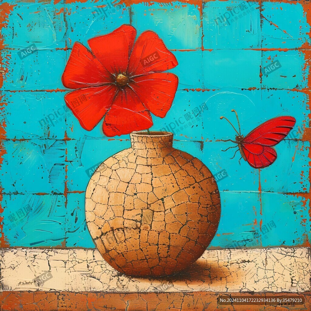 花器装饰画