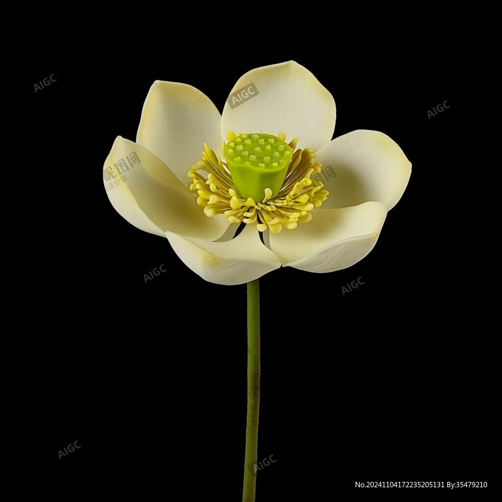 荷花3d花