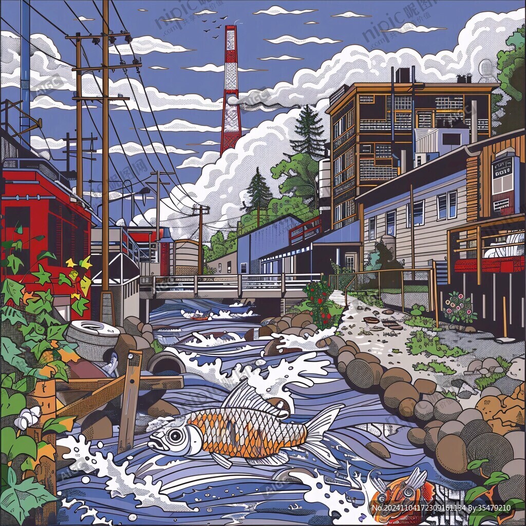 洪水素材