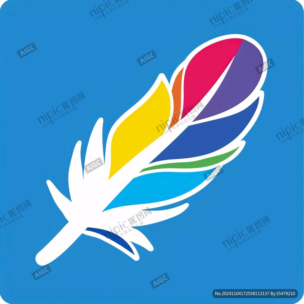 彩色羽毛地产