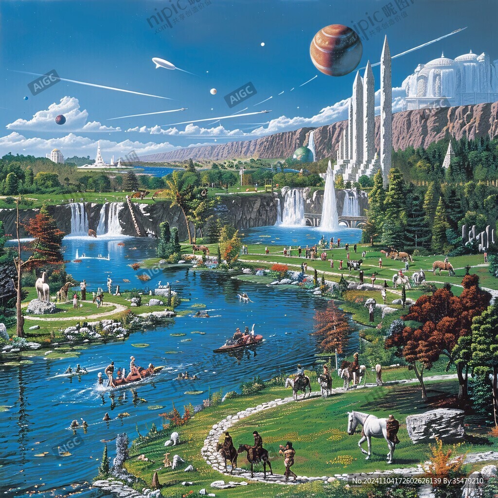科幻立体画
