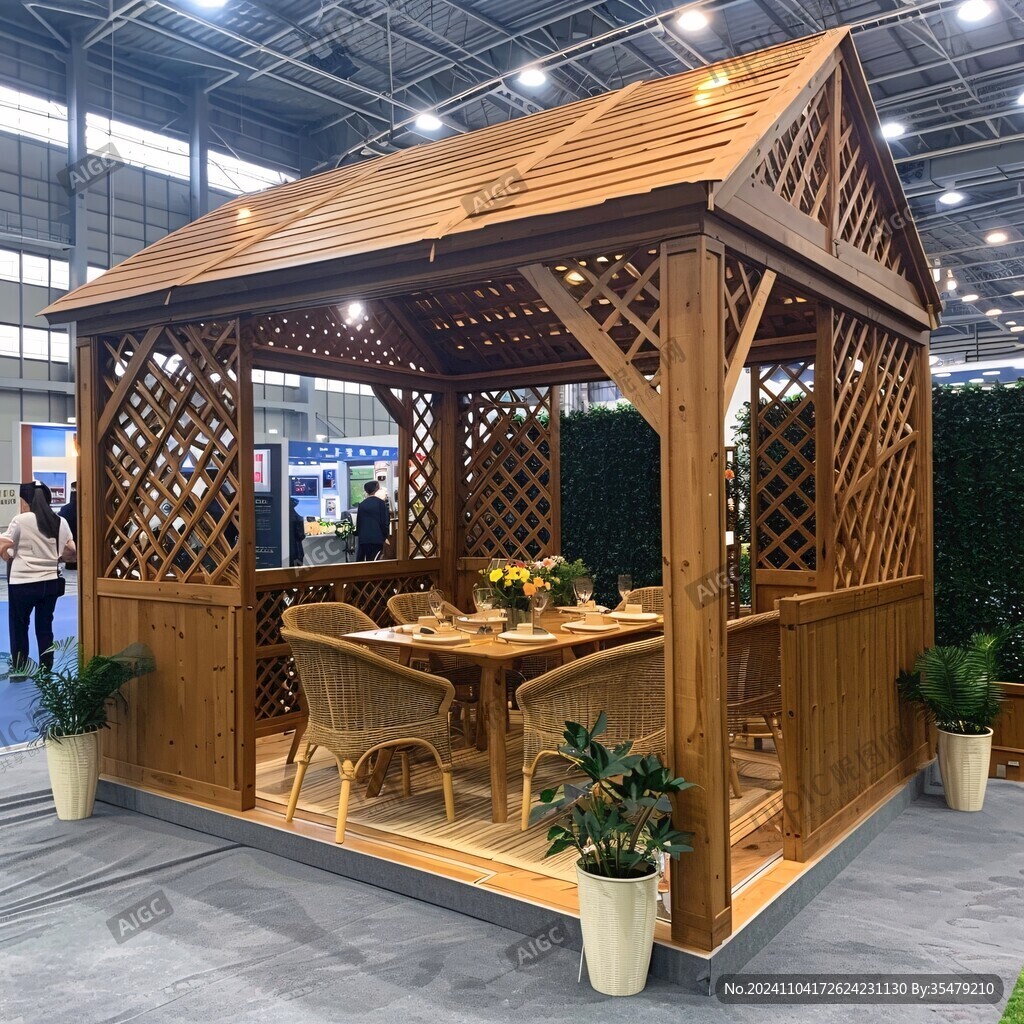 生态木植物房