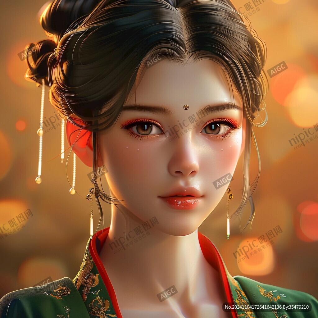 AI创作图板绘人像 国风女性头像 cg头像 原创厚涂 厚涂头像 板绘人物 cg插画 国风头像 cg绘画 鼠绘模特 临摹学习 厚涂手绘 原创美人 ...