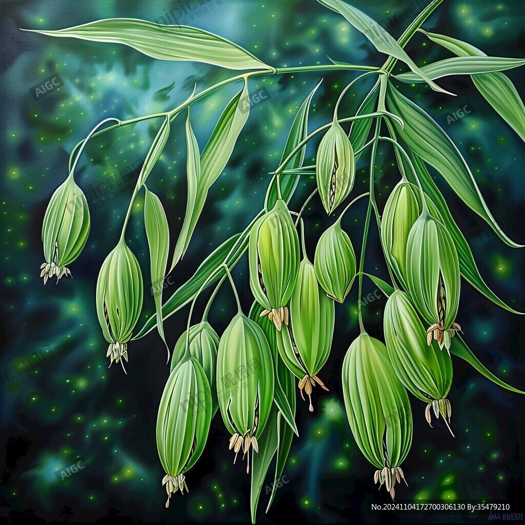 细叶穗花装饰画