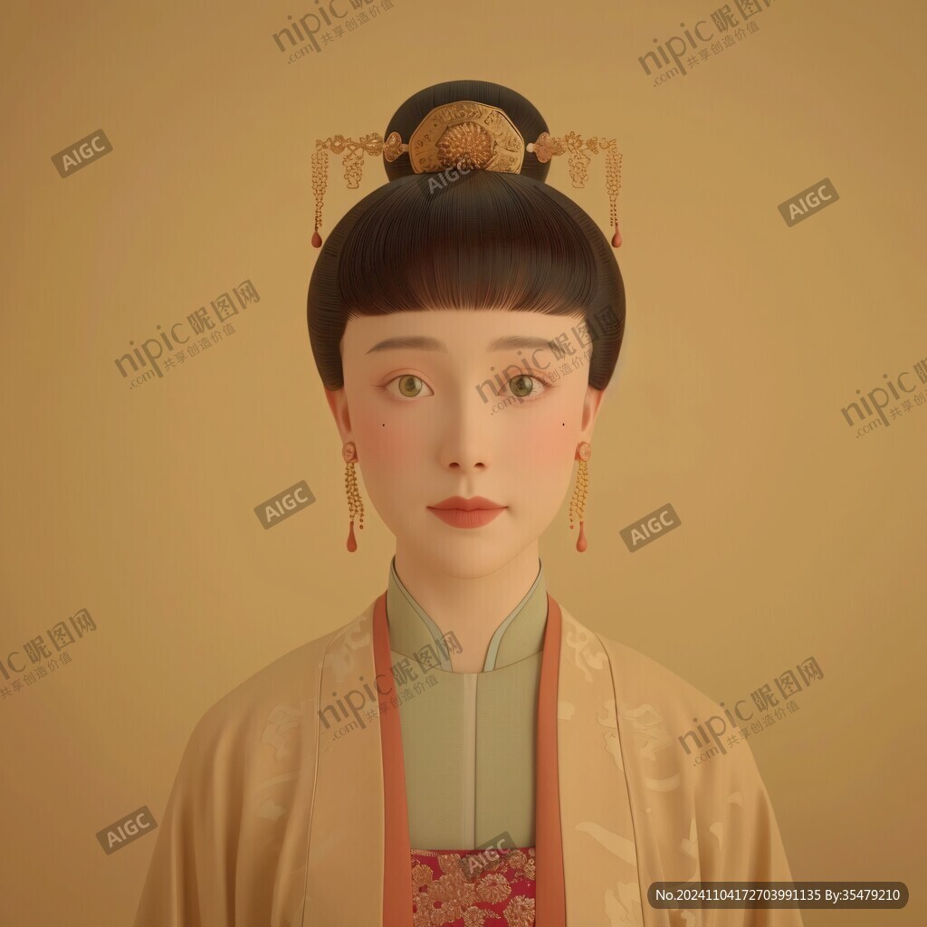 仕女头像