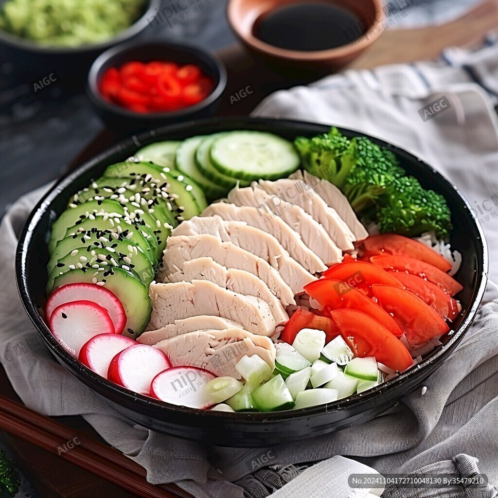 轻食鸡胸肉饭
