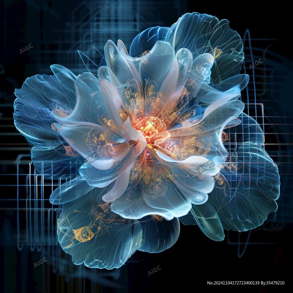 科技感花