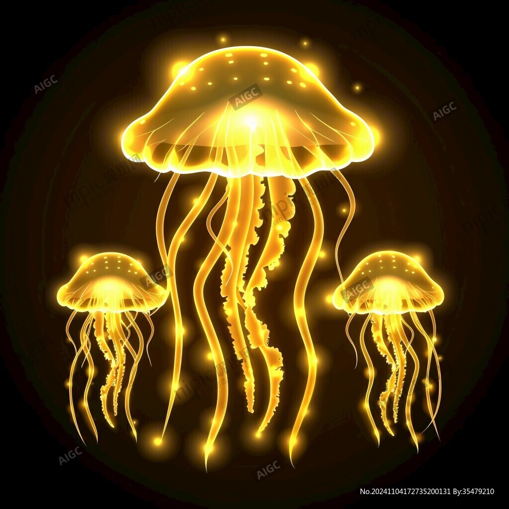 海洋生物梦幻水母