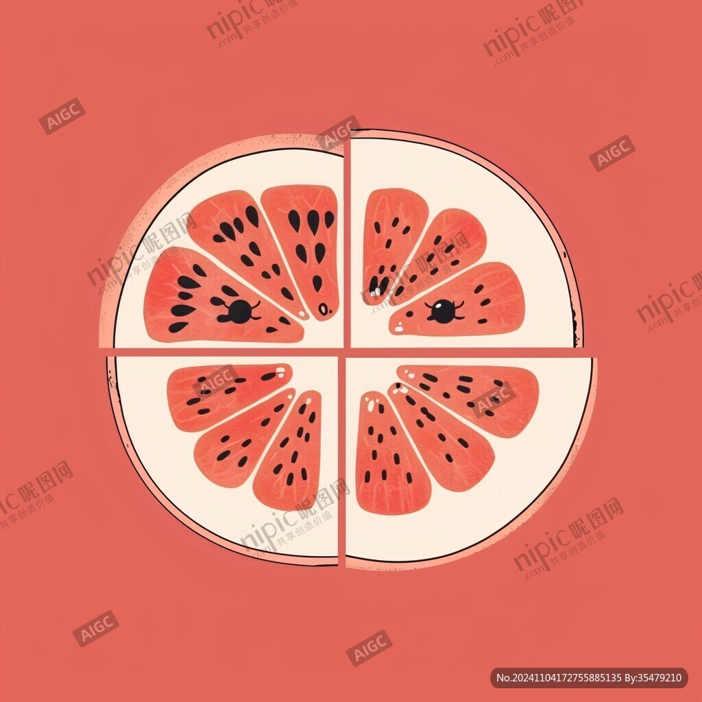 西柚插画