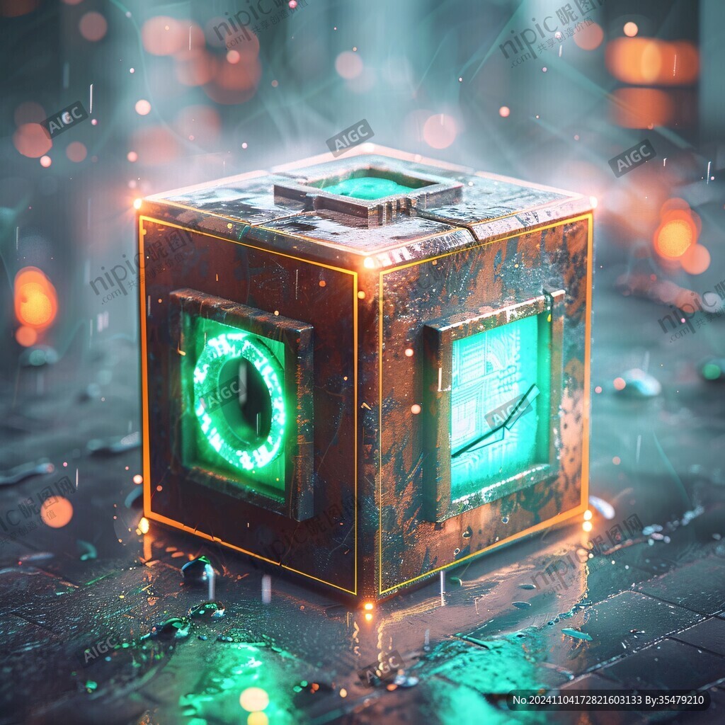 科技感正方体box