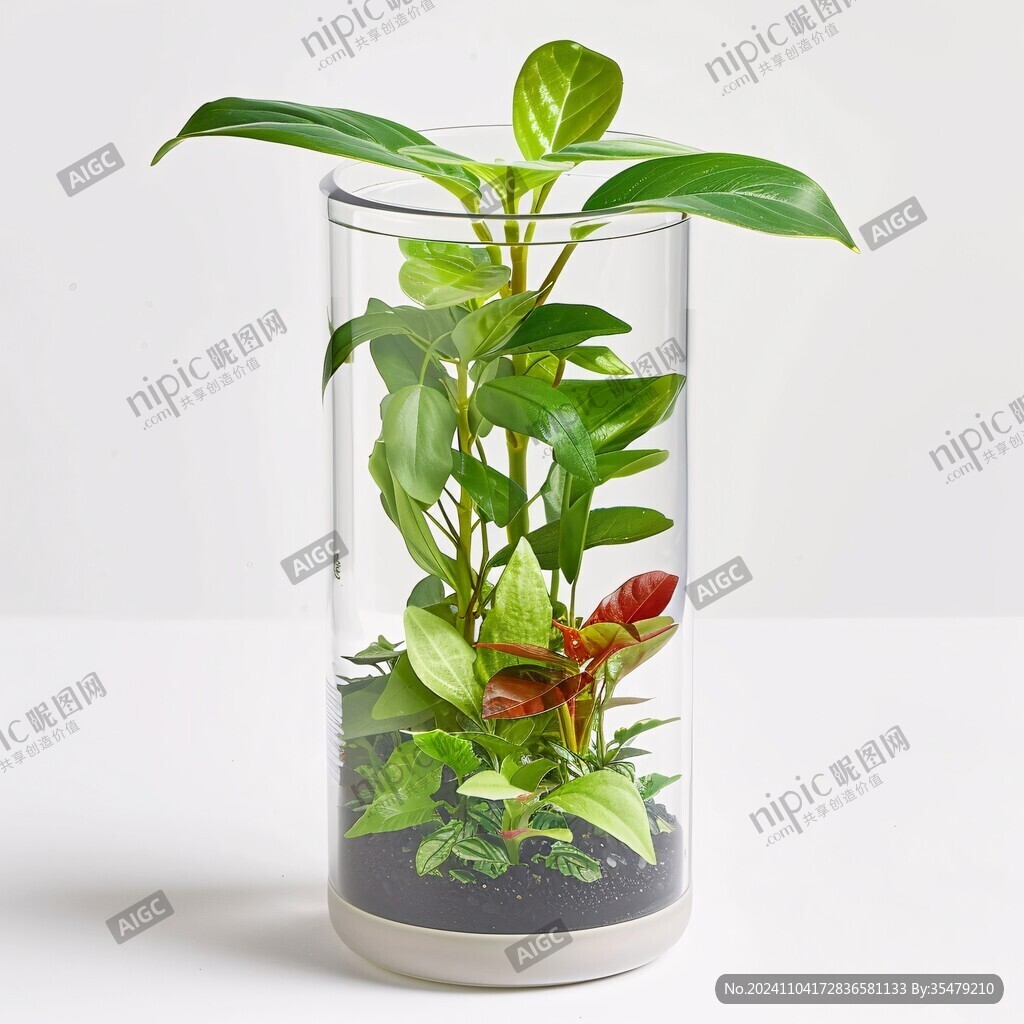 茶道小花器水养绿萝