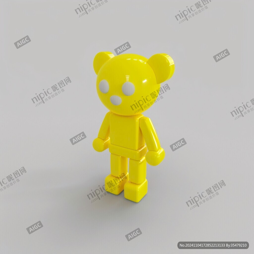 小熊立体效果