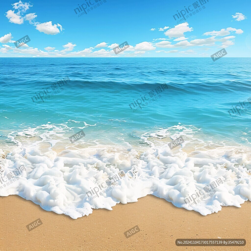 泡沫波浪