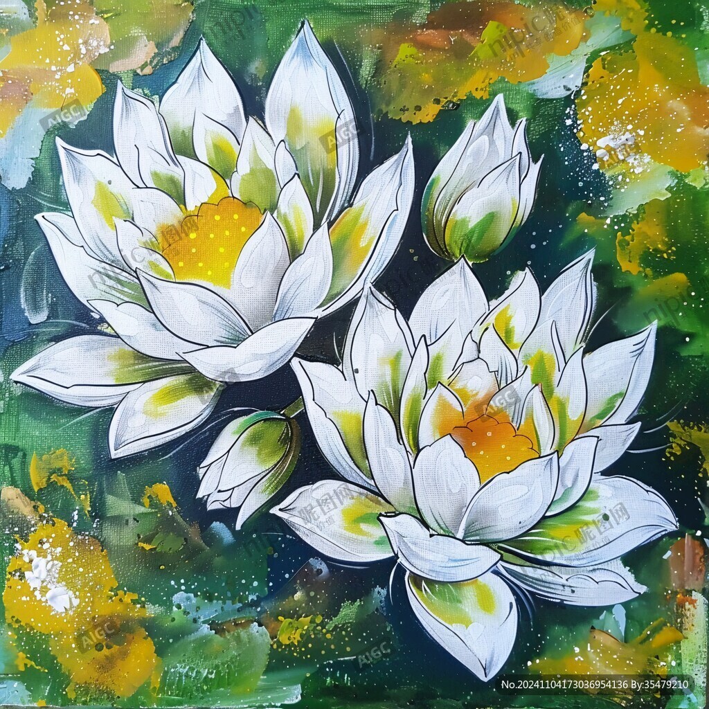 睡莲画
