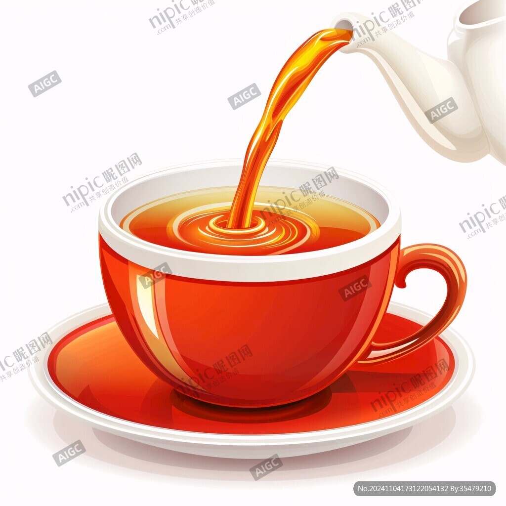 抠图红茶图片