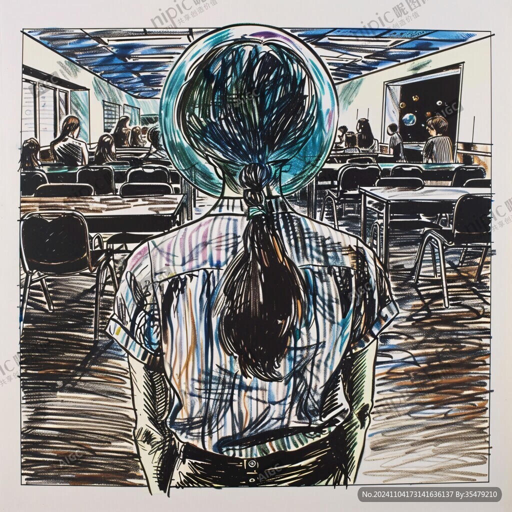 手绘教室
