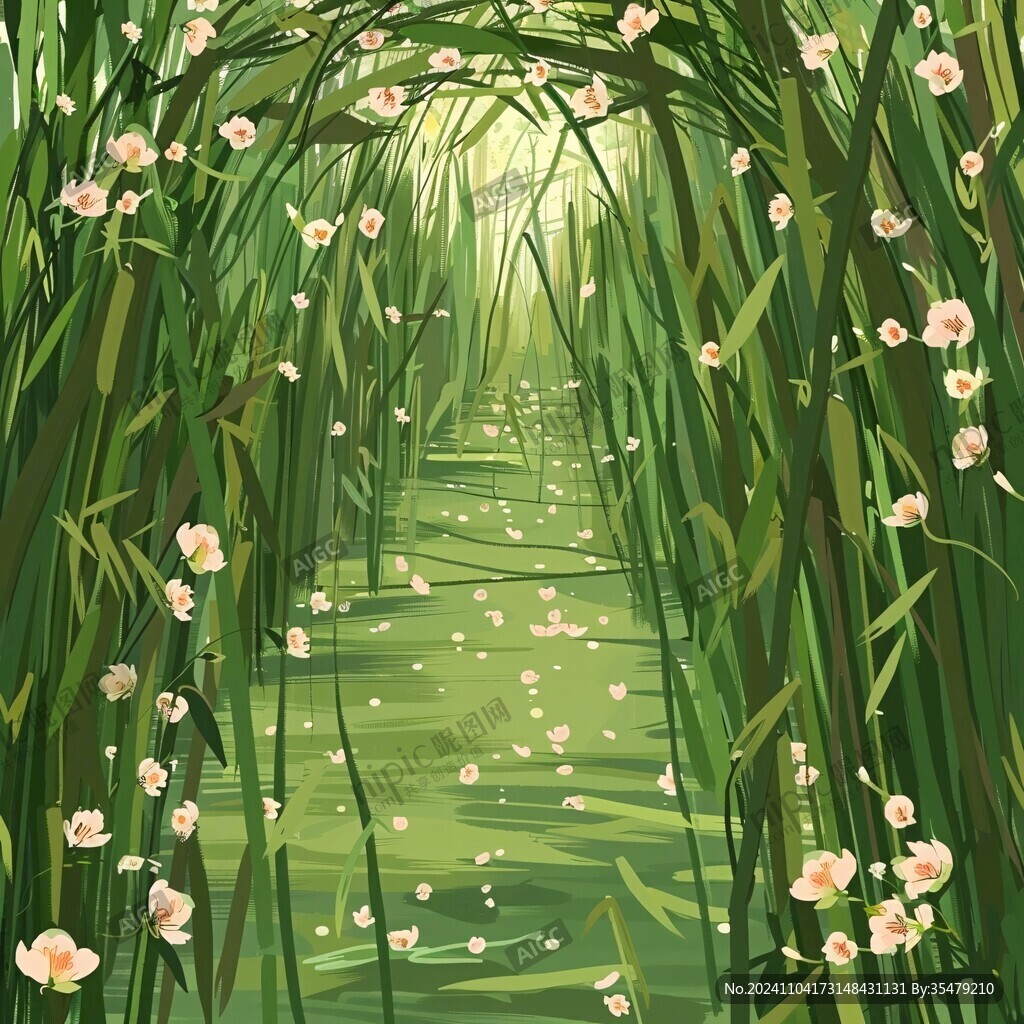 竹林河道