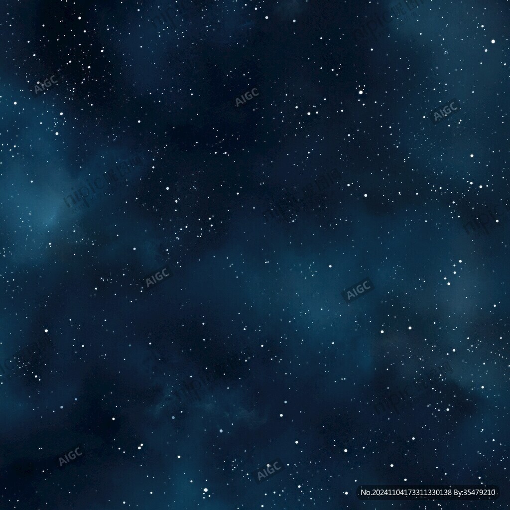 蓝色星空夜空贴图