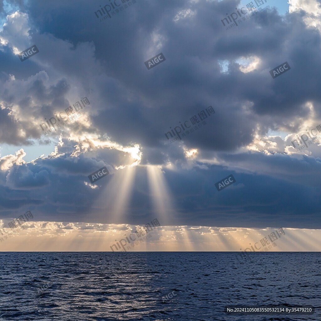 大海上光芒