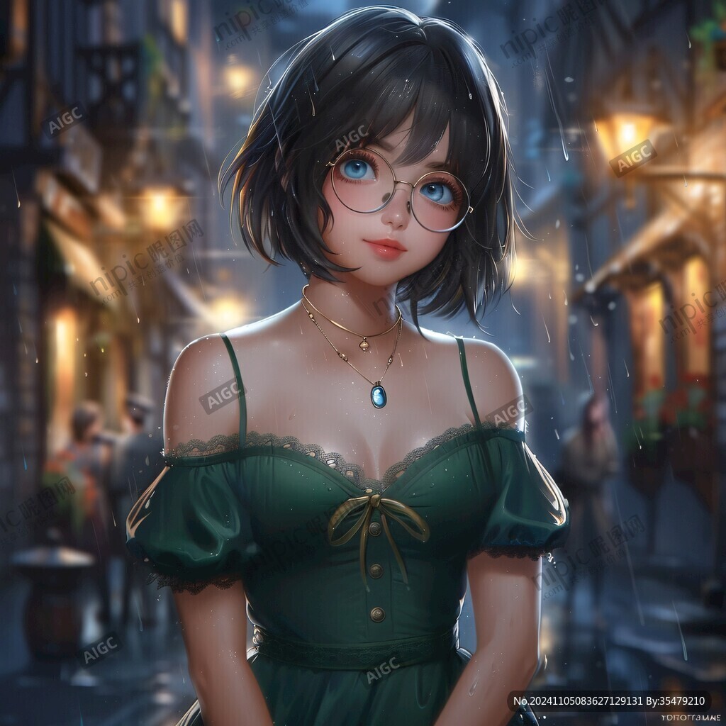 日韩厚涂插画