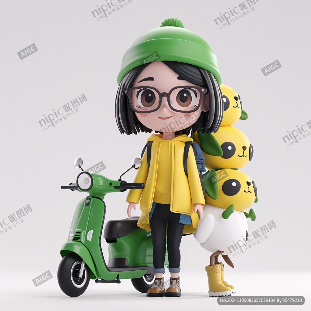 美团饿了么卡通形象