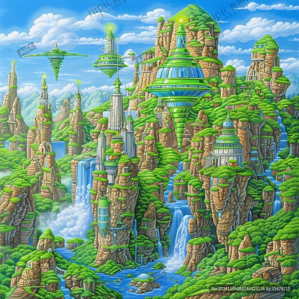 科幻立体画