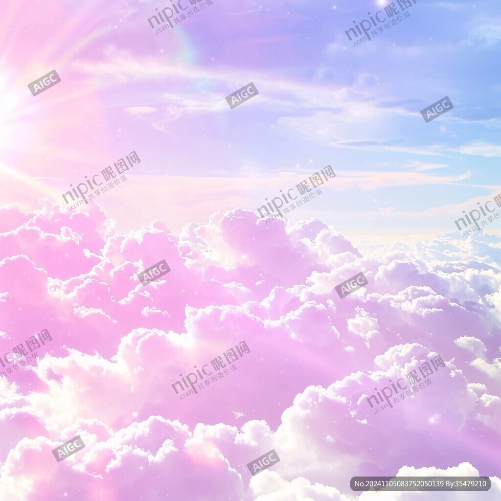 梦幻紫色天空