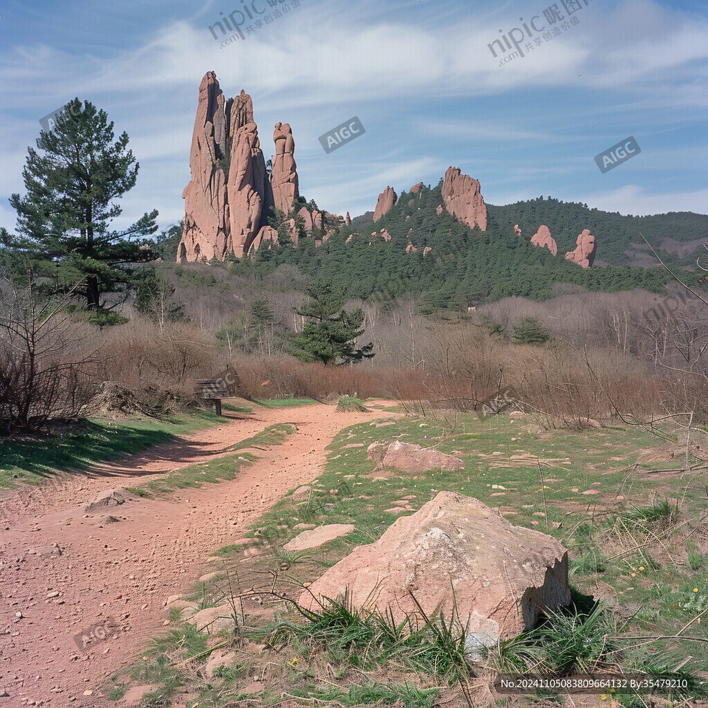 砂岩峰丛