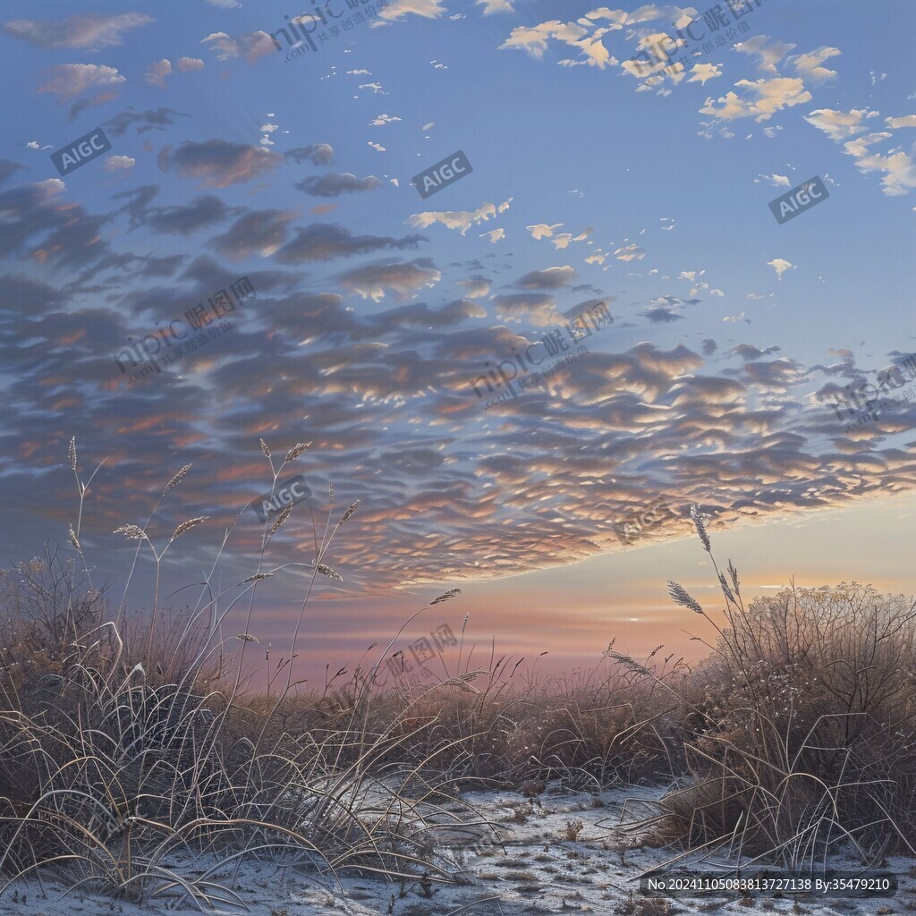 唯美云彩风景画