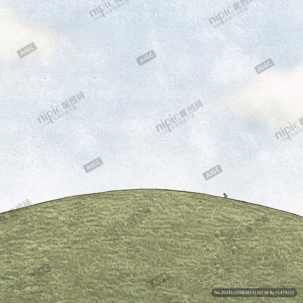 插画草坪