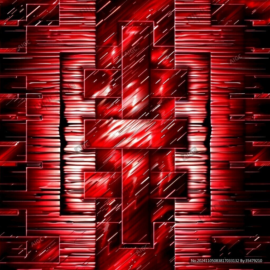 红色科技疯背景