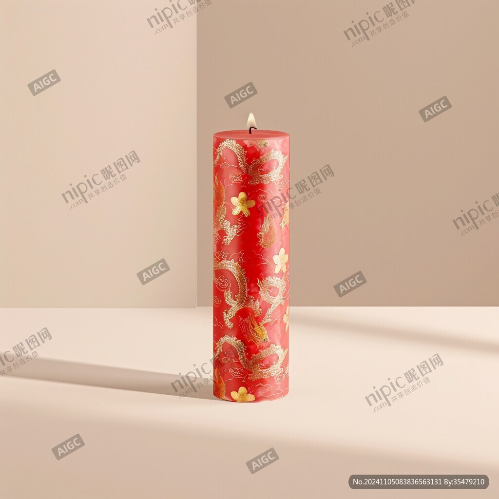 迎祥新春蜡烛