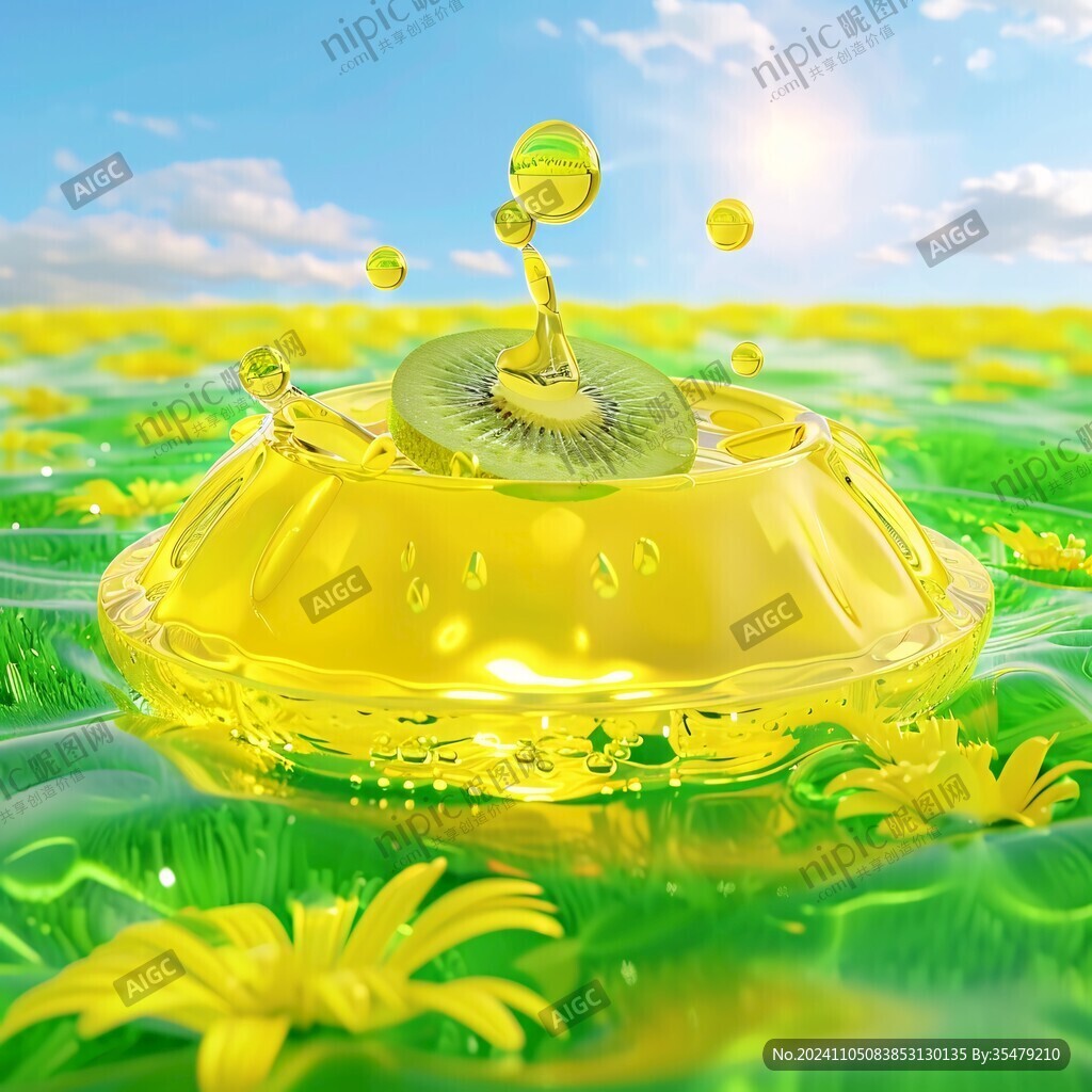 葵花油插画