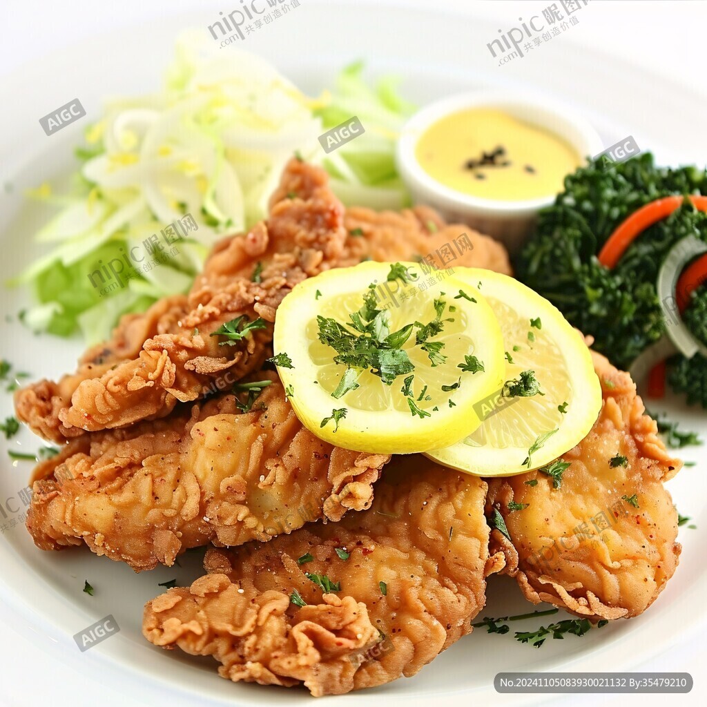 韩式炸鸡原味炸半鸡含