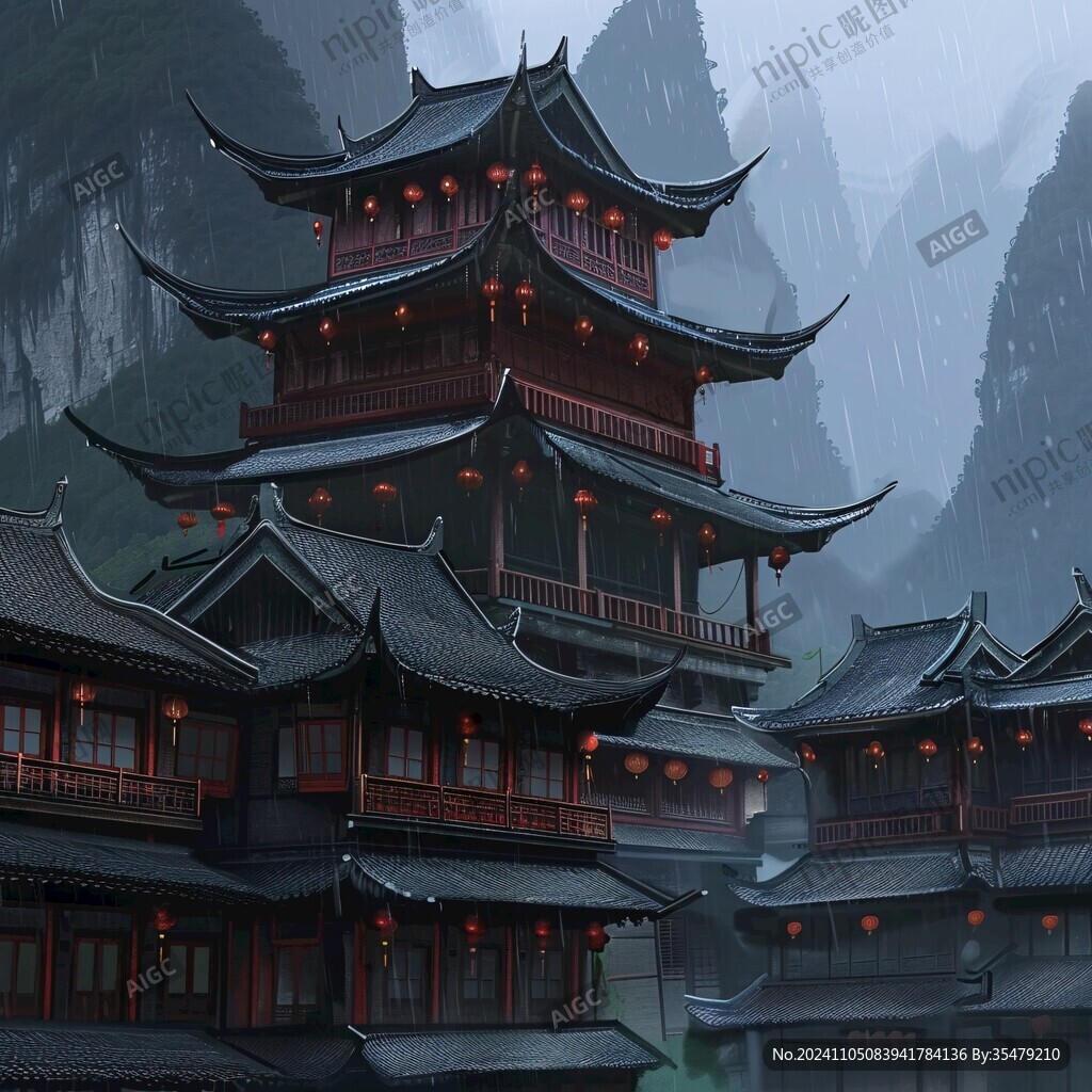 横店插画
