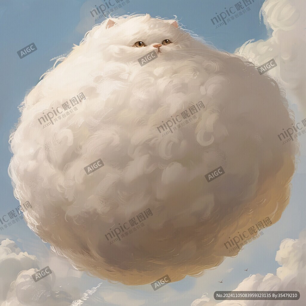 毛茸茸风格插画
