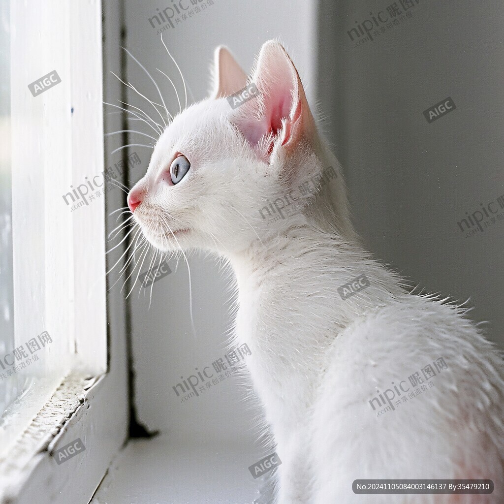 白色异瞳猫