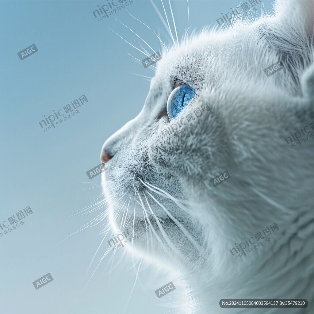 望天的猫咪