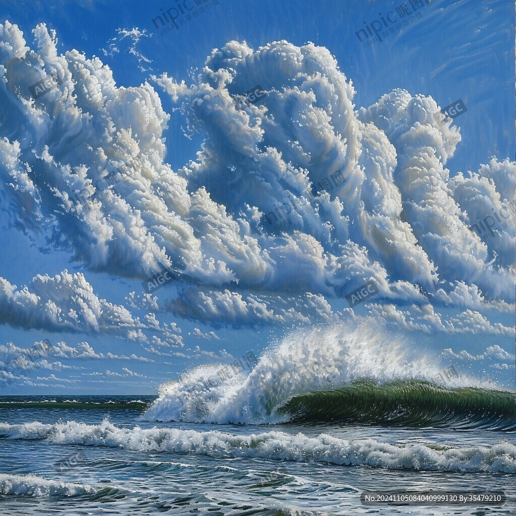 海面立体画