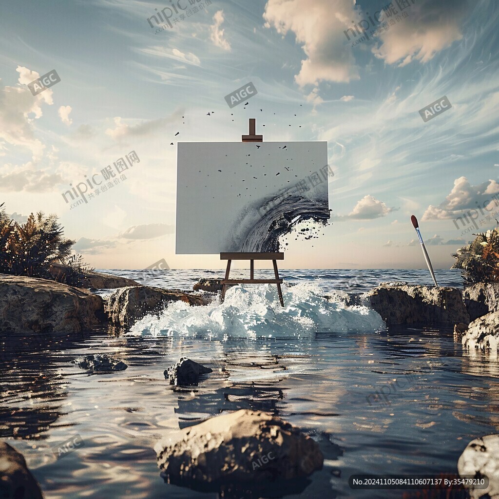 海景立体画