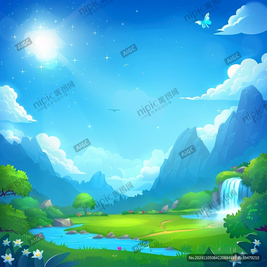动漫卡通卡通景观