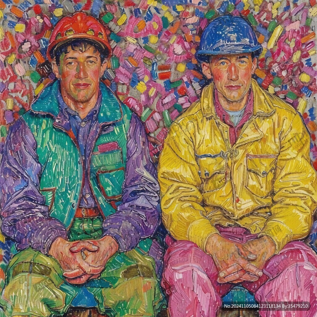 铆工罗西画作