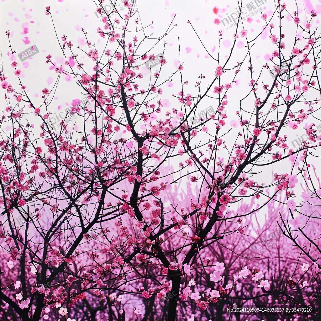 唯美梅花林