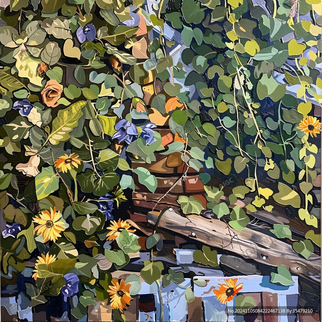 风车茉莉花墙