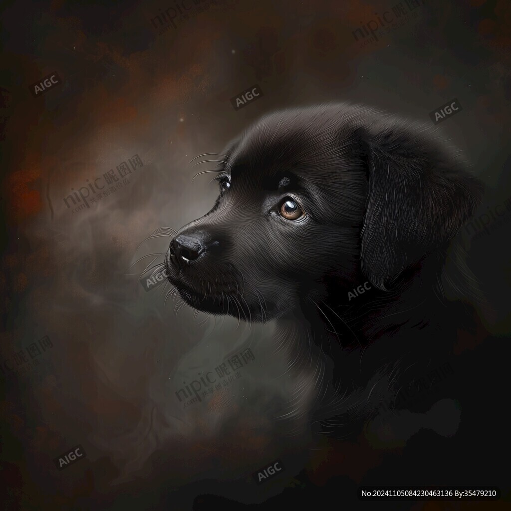 拉布拉多插画