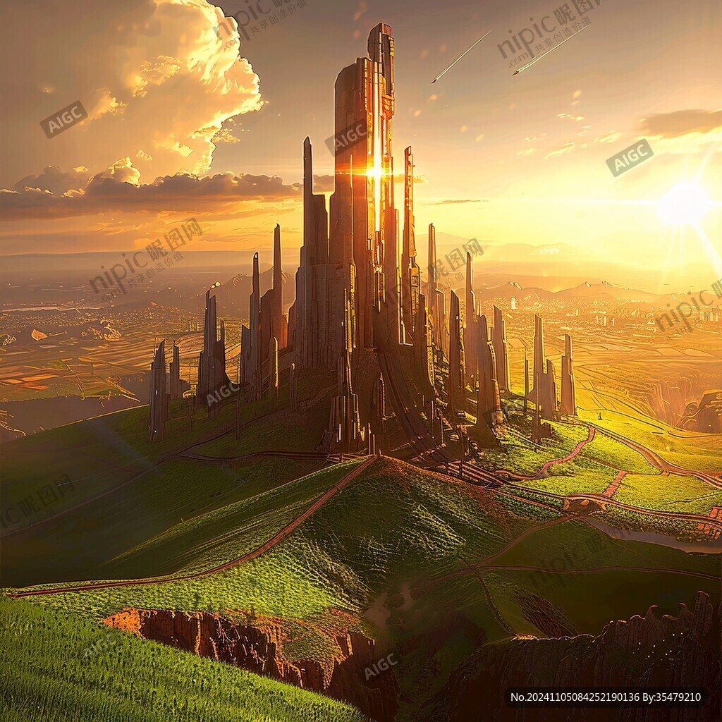 幻想的外星建筑